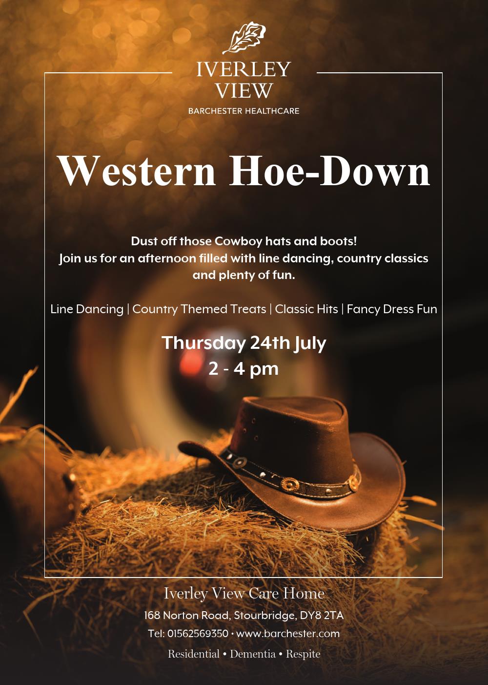 Iverley View Care Home - Western Hoe-Down